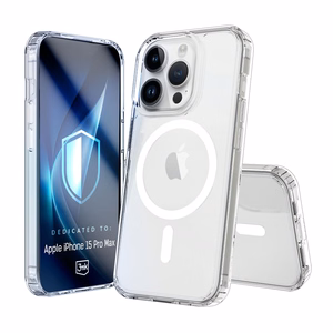 3mk Apsauginis MagCase skirtas iPhone 15 Pro Max - skaidrus