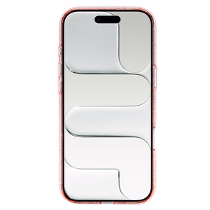 Blizgantis magnetinis dėklas telefonui Iphone 17 Air, rožinis, permatomas