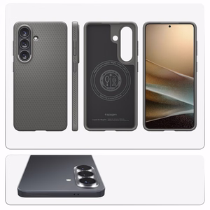 Spigen Liquid Air Mag MagSafe dėklas skirtas Samsung Galaxy S26 - pilkas