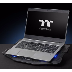 Thermaltake Massive 12 Max aušinimo padėklas nešiojamam kompiuteriui 43,2 cm (17") 2200 RPM Juoda