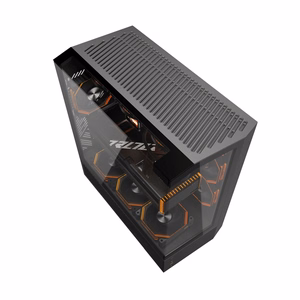 Darkflash DY460 kompiuterio korpusas (juodas) + 4 ARGB ventiliatoriai