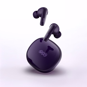 QCY T13X vidinės ausinės su ENC IPX5 "Bluetooth 5.3" - baltos spalvos