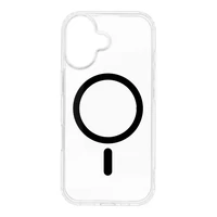 Drop Glue spalvingas magnetinis dėklas telefonui, suderinamas su MagSafe, skirtas IPHONE 17, juodas