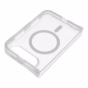 Skaidrus matinis Forcell F-Protect 4sD-i Smoke Hybrid Premium dėklas iPhone Duo, suderinamas su MagSafe