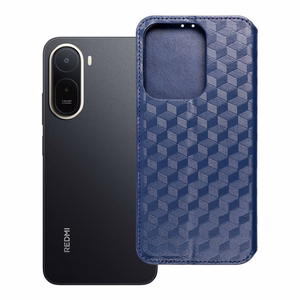 Atverčiamas dėklas Xiaomi Redmi A7 PRO Cubic Book, mėlynas