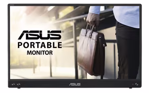 ASUS MB16ACV kompiuterio monitorius 39,6 cm (15.6") 1920 x 1080 pikseliai „Full HD“ LED Juoda