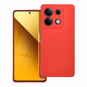 Minkštas dėklas telefonui XIAOMI Redmi Note 13 5G raudonas
