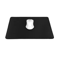 Mousepad 350 x 250 x 3 mm black with black stitching