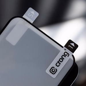 Crong 7D Nano Flexible Glass 9H visą ekraną dengiantis hibridinis apsauginis stiklas, skirtas Samsung Galaxy A72