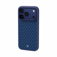 "Benks" magnetinis šarvas "Pro Armor Grid Kevlar Case Metal Frame 600D (YB70) for Iphone 17 Pro Max blue