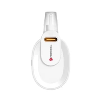 Išorinė baterija Forcell F-Energy Power Plug F5K3 PD 20W 5000 mAh su įmontuotu jungtimi Lightning balta
