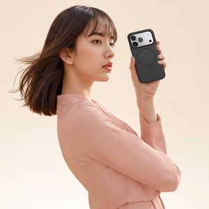 Rock Armor Matte Magnetinė serijos dėklas telefonui Iphone 17 Pro juodas