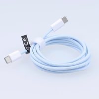 Kabelis Type C į Type C PD QC3.0 3A 60W C263 1,5 m mėlynas