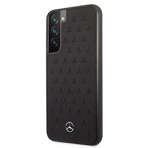 Mercedes odinis Stars Pattern dėklas Samsung Galaxy S22+ - juodas