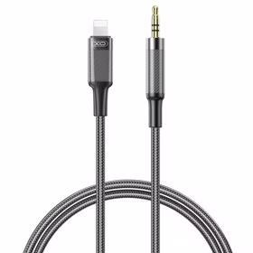 XO audio kabelis NB-R279A Lightning - jack 3,5 mm 1,0 m juodas