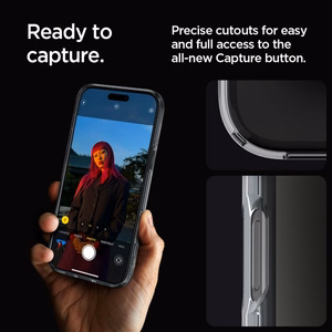 Spigen Ultra Hybrid dėklas telefonui iPhone 16 Pro Max - skaidrus