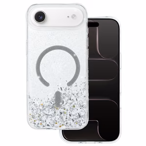 Tel Protect Moonlite magnetinis dėklas telefonui Iphone 17 Air sidabrinis permatomas
