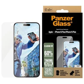 PanzerGlass apsauginis stiklas iPhone 16 Plus 6.7" klasikinis 2875