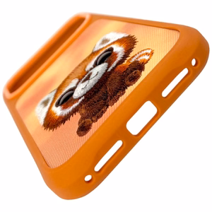 Nimmy Big Eyed Pet 2.0 Raccoon deklas iPhone 17 Pro - oranzinis