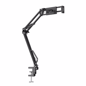 YESIDO stalinis/lovos laikiklis C296 2in1 (planšetei + telefonui) 64CM juodas