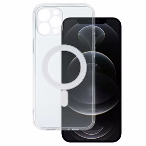 TEL PROTECT MagSilicone dėklas telefonui Iphone 12 Pro Max permatomas