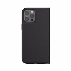 Adidas OR knygos tipo dėklas BASIC iPhone 12 Pro Max - juodas ir baltas