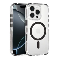Tel Protect Strap skaidrus dėklas Iphone 13/14 juodas