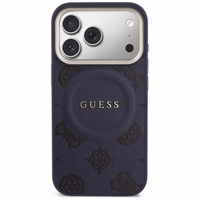 Guess Peony Hot Stamp MagSafe Dėklas for iPhone 17 Pro Max - mėlynas