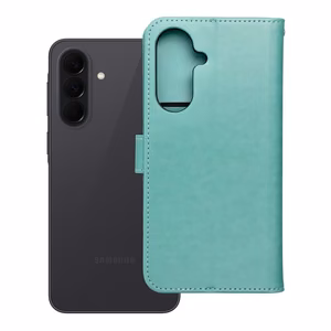 MEZZO knygų dėklas SAMSUNG A37 5G medžio spalvos, žalias