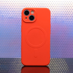 Telefono dėklas MagCase Silicone Samsung S921 S24 raudonas