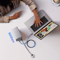 "Orico" 8848RC3 DAS serijos 4 skilčių 2,5" HDD/SSD diskų masyvas - baltos spalvos