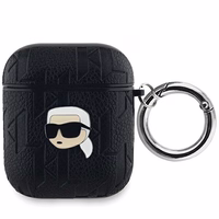 Karl Lagerfeld Monogram Karl Head dėklas AirPods 1 / 2 - juodas