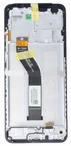 Ekranas Xiaomi Redmi 14C 4G/Poco C75 su lietimui jautriu stikliuku ir rėmeliu Black originalus (service pack)