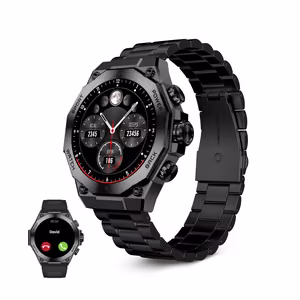 Ksix Smartwatch TITANIUM išmanusis laikrodis, juodas, 1.43" AMOLED, IP67