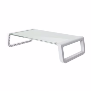 TRUST MONTA stiklinis monitoriaus stovas baltas 25351