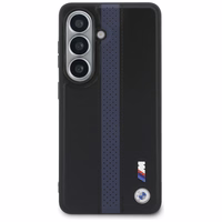 BMW Perforated Stripe Logo MagSafe Dėklas for Samsung Galaxy S26 - mėlynas