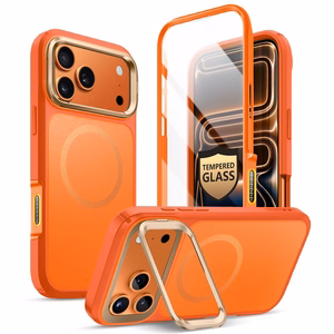 Supcase IBLSN Ares Flip MagSafe dėklas iPhone 17 Pro Max oranžinis