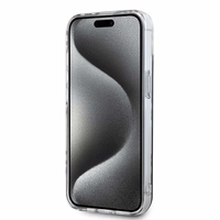 DKNY IML languotas mono raštas dėklas telefonui iPhone 15 / 14 / 13 - juodas