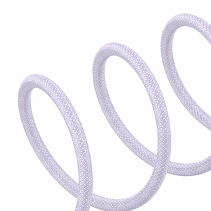 Baseus Gem USB-A į Lightning 2.4A greito įkrovimo laidas 2 m, violetinis