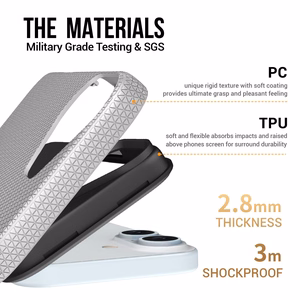 Dėklas Perfectionists Triangle Mag Case Apple iPhone 13/14 sidabrinis