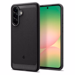 Spigen Rugged Armor dėklas telefonui Samsung Galaxy A56 5G - juodas