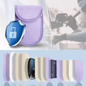 Tech-Protect KLR100 automobilio raktų dėklas su RFID apsauga - violetinis