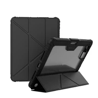 Nillkin Bumper Leather Case Pro planšetės dėklas iPad Air 13\" (2024) - juodas