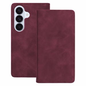 Smart Suede dėklas, skirtas Samsung Galaxy S26, bordo