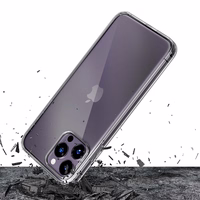 iPhone 14 Pro silikoninis dėklas iš 3mk Clear Case serijos - permatomas