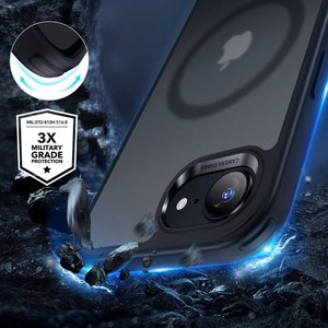 ESR Classic Hybrid Halolock MagSafe dėklas iPhone 16e - juodas