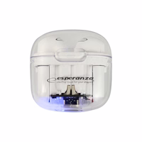 Esperanza EH237W Bluetooth ausinės į ausis TWS Balta
