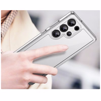 Dėklas telefonui (m) su gelio rėmeliu Samsung Galaxy S25 Ultra - skaidrus (m)