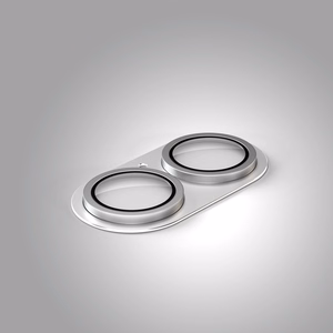 Etteri full camera lens guard for iPhone 17 sidabrinis