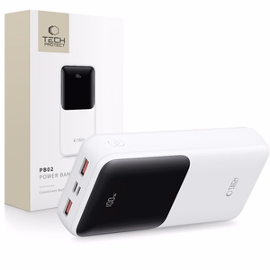 Išorinė baterija Tech-Protect PB02 20000mAh 22.5W - balta